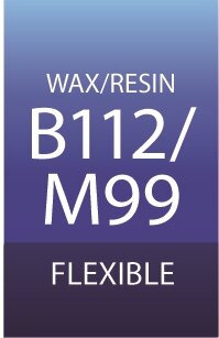 B112 ribbon o cinta de transferencia cera/resina flexible B112 ribbon o cinta de transferencia cera/resina flexible