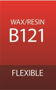 b121 ribbon o cinta de transferencia termica cera/resina ribbon o cinta de transferencia termica cera / resina